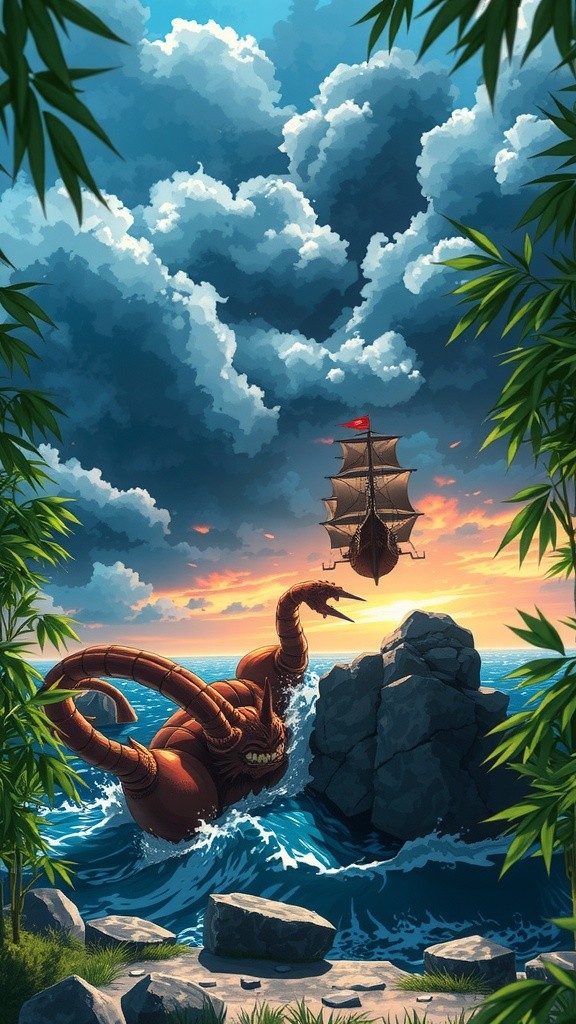 Tanjiro vs Luffy: Epic Battle!