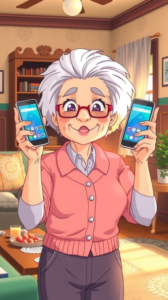 Nenek Budi dan HP Pintar yang Takut