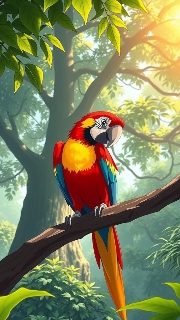 The True Strength of Friendship: The Tale of the Pigeon and the Parrot