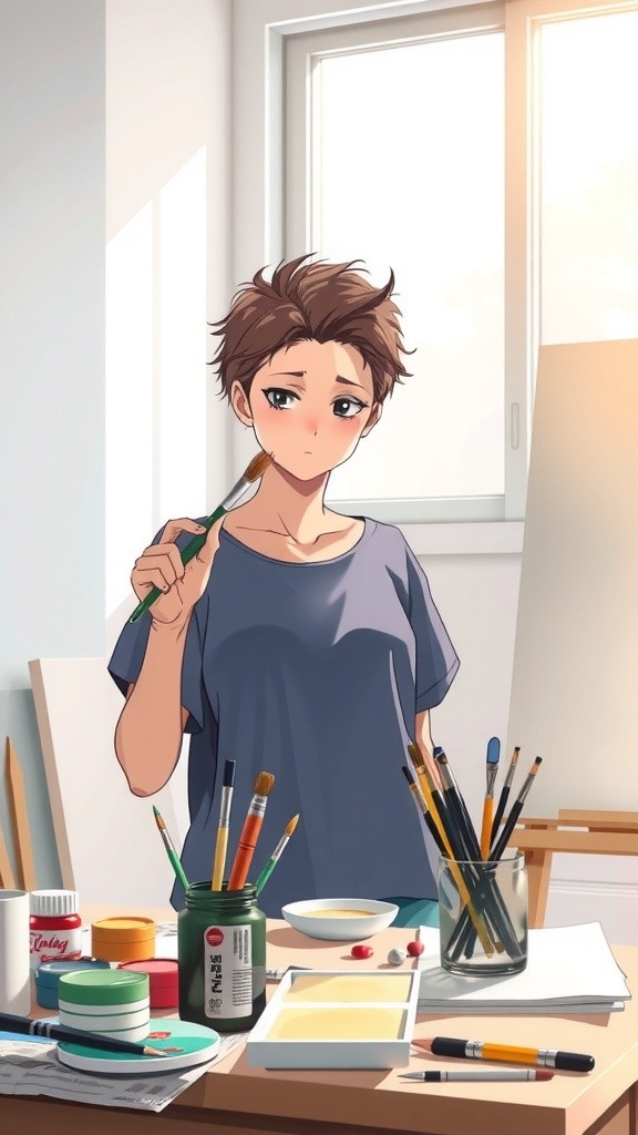 Calm and Peaceful Artistic Creation