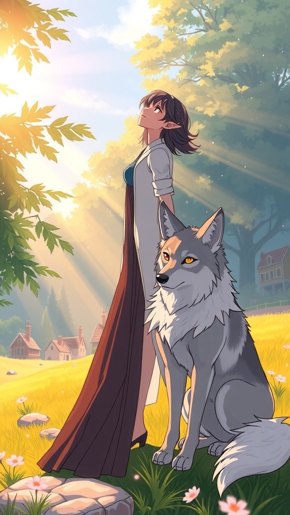 Keceriaan Blacky dan Elen di Pagi yang Cerah