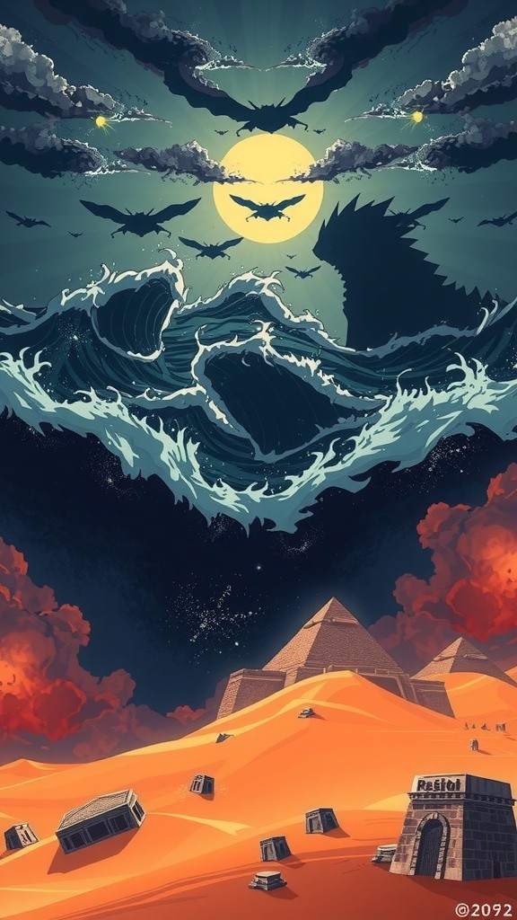 A Girl's Role in Restoring Peace Between Lavianthians and Egyptian Gods