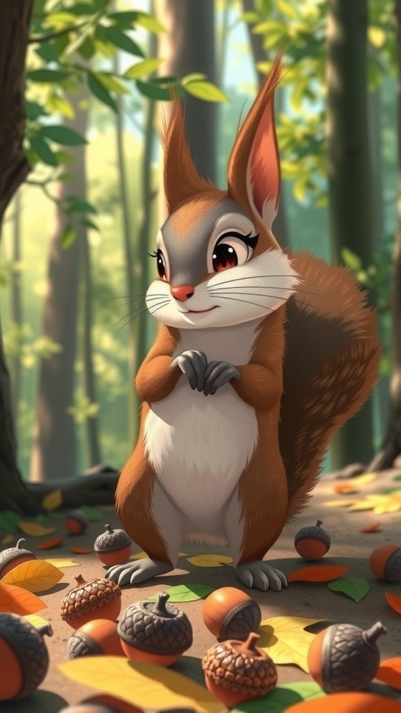 Tiko the Squirrel and the Lost Acorn