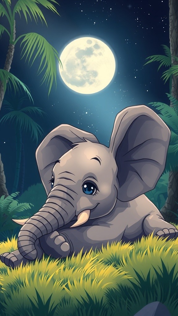 A Gentle Lullaby for the Baby Elephant