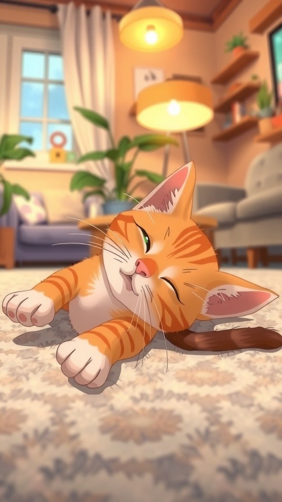 Kucing Pura-Pura Mati Karena Vacuum Silent!