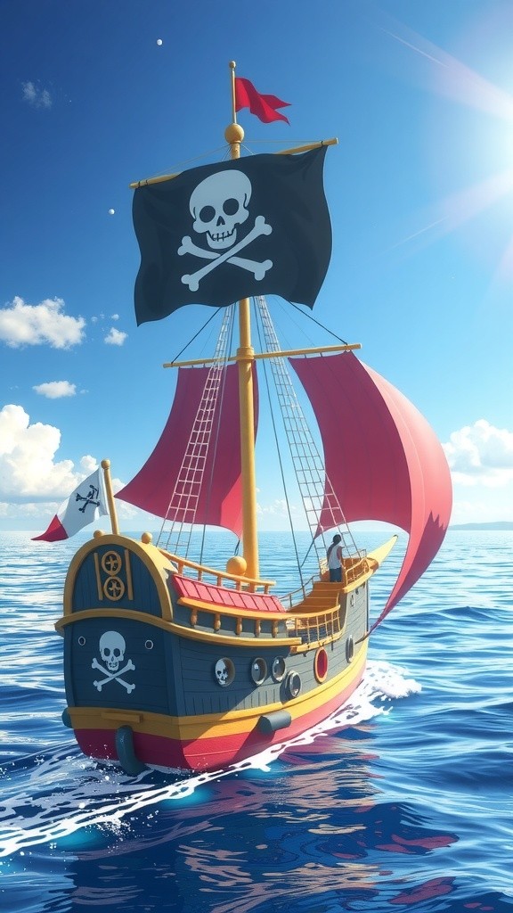 The Great Seagull Escape: A Pirate Cat's Adventure