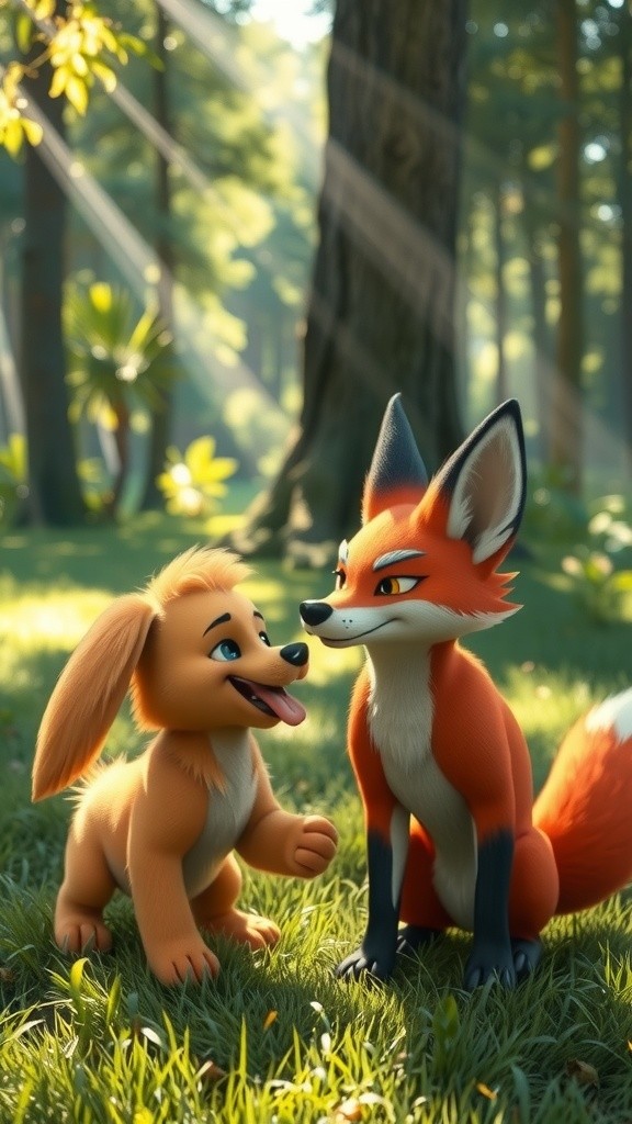 The Gambler Dog and His Wise Fox Friend: A Tragic Tale