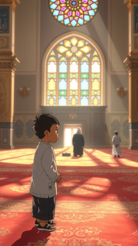 Chhota Baccha Pehli Baar Namaz Mein
