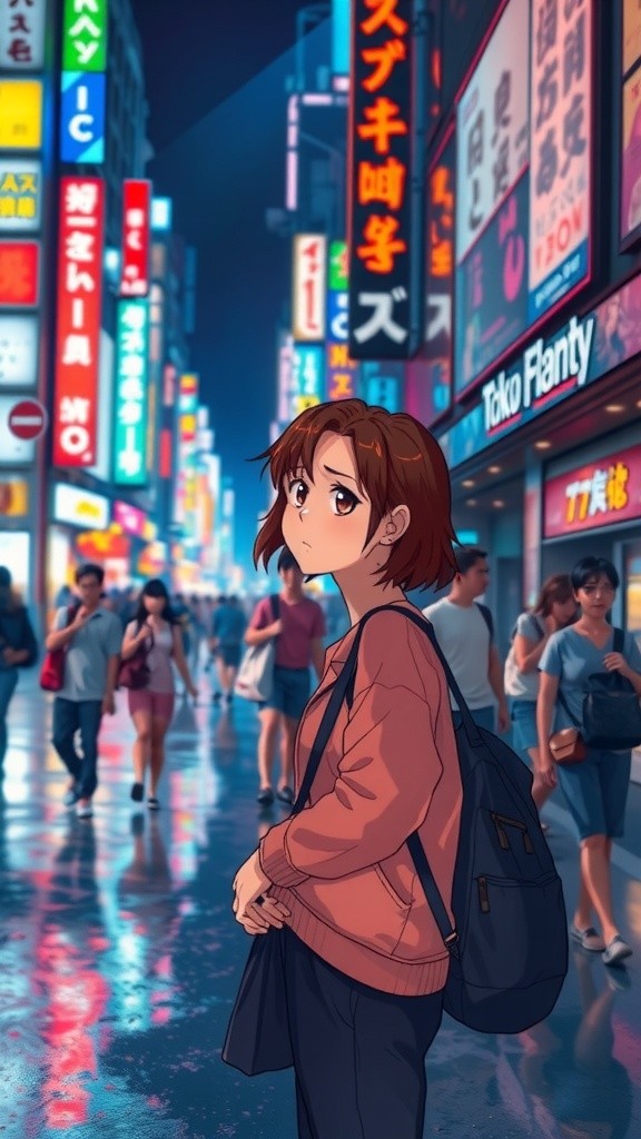 A Girl's Magical Discovery in Tokyo Night