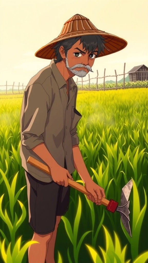 কৃষক ও তার প্রিয় গরু খুশির গল্প