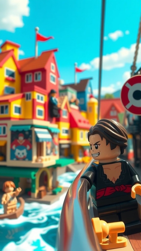 Storming the Lego Seas with Luffy