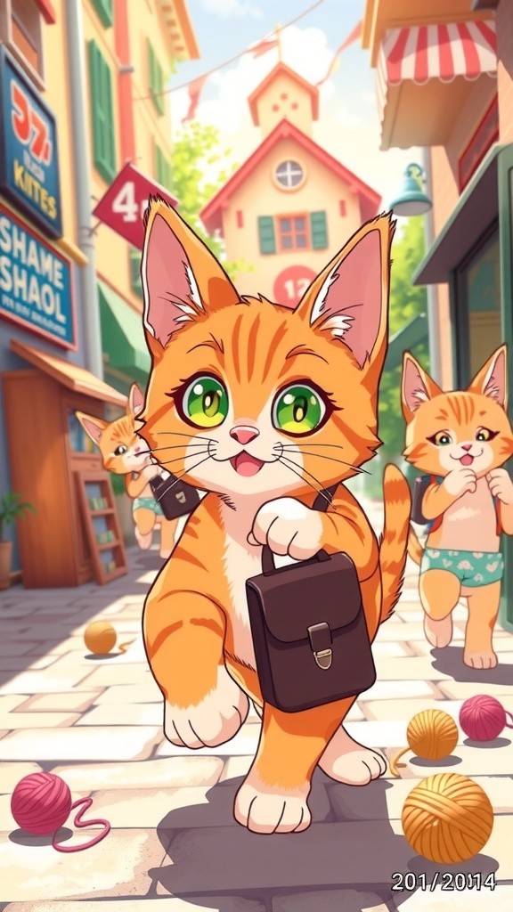 The Classroom Conundrum: A Cat's School Dilemma!