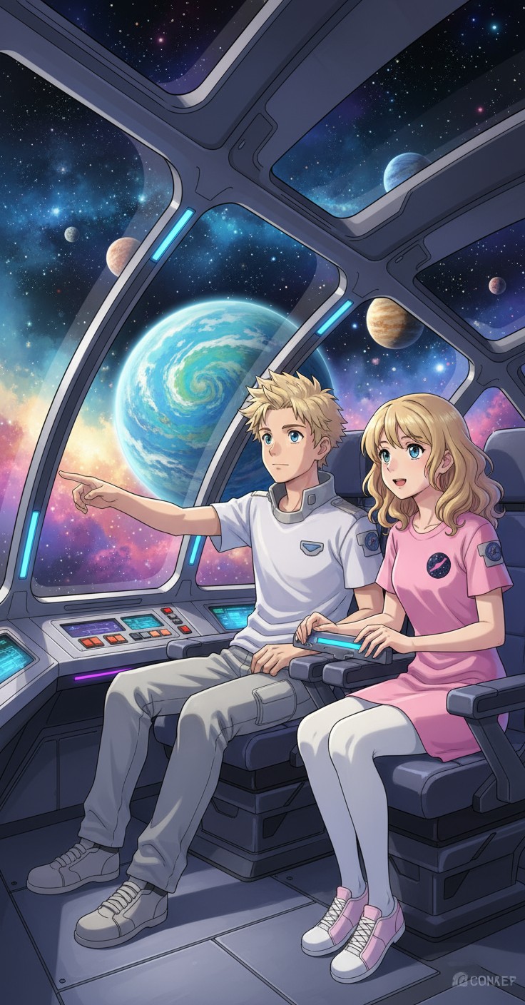 Alien Encounter: A Father and Daughter's Space Adventure