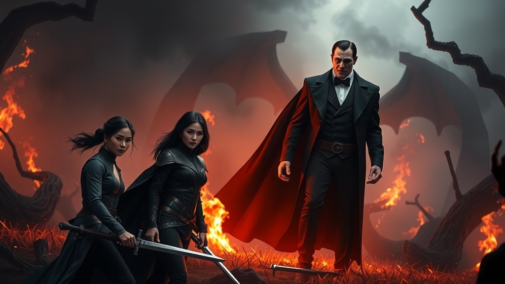 Jen and Eli vs the Demon: Epic Fire Battle!