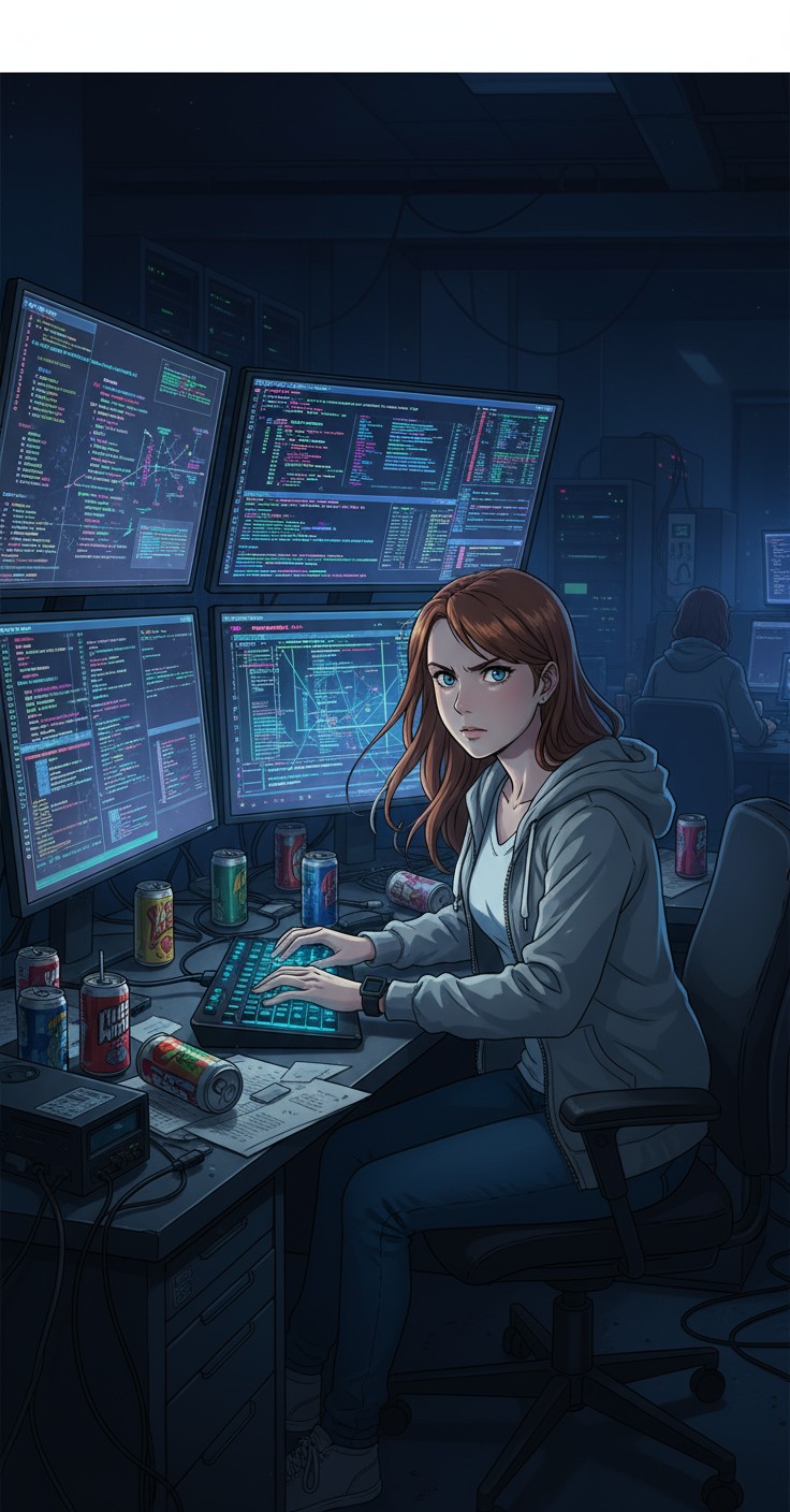 Love in the Code: A Digital Guardian's Awakening