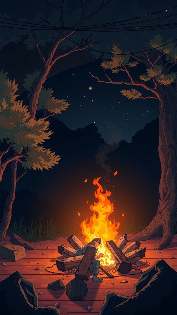 अंधेरे में आग की शक्ति