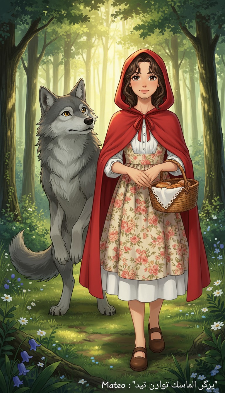 ذات الرداء الأحمر والذئب