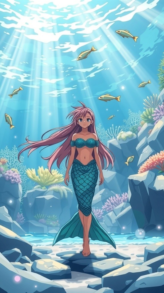 ليلى حورية البحر وحلم المشي