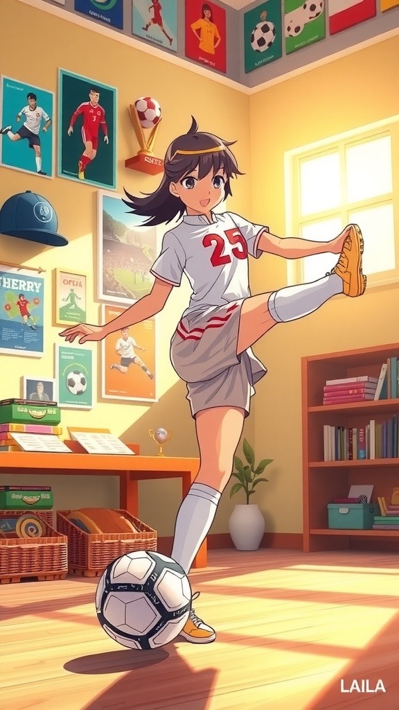 Fadwa's Passion for Sports: Teamwork and Joy in Football