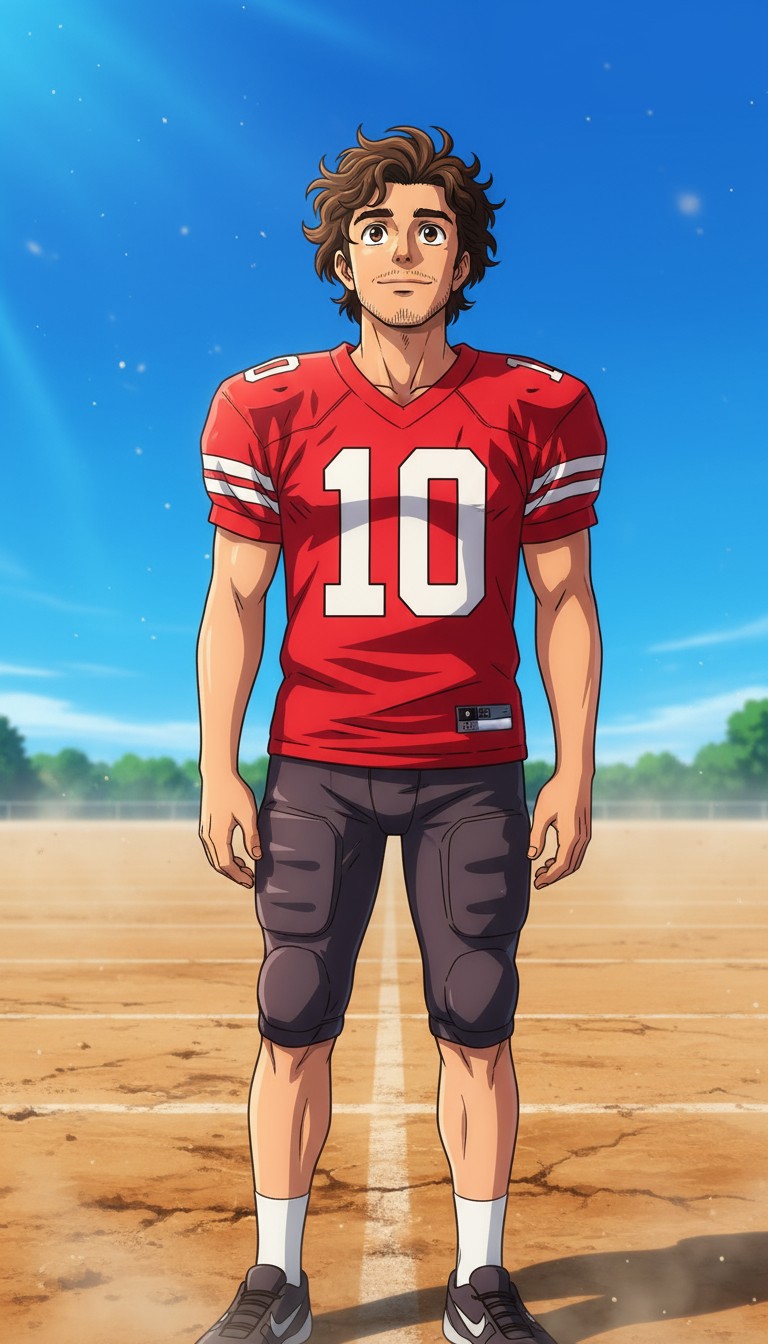 A Boy's Dream to Become a Football Star