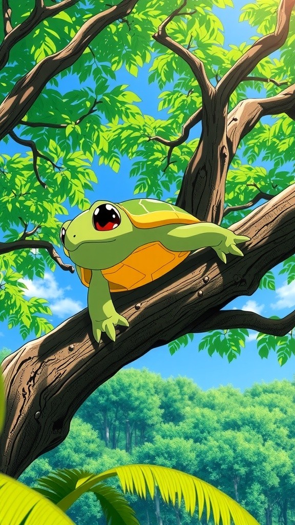 Kura-kura dan Monyet: Cerita Lucu di Puncak Pohon