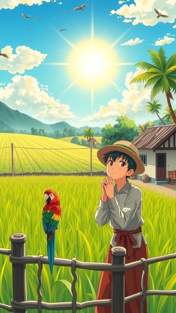 रामू और तोते की दोस्ती