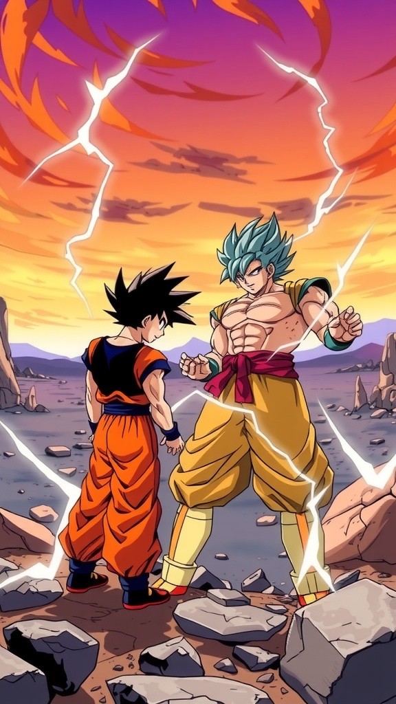 Goku vs Broly: Dragon Fist Showdown