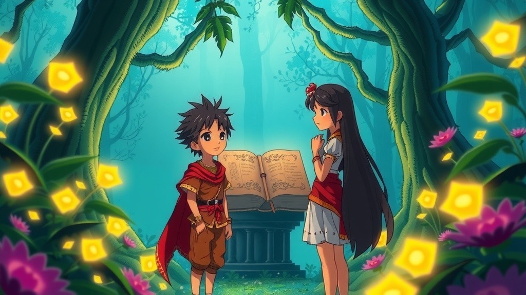 आरव और परी की जादुई किताब का रहस्य