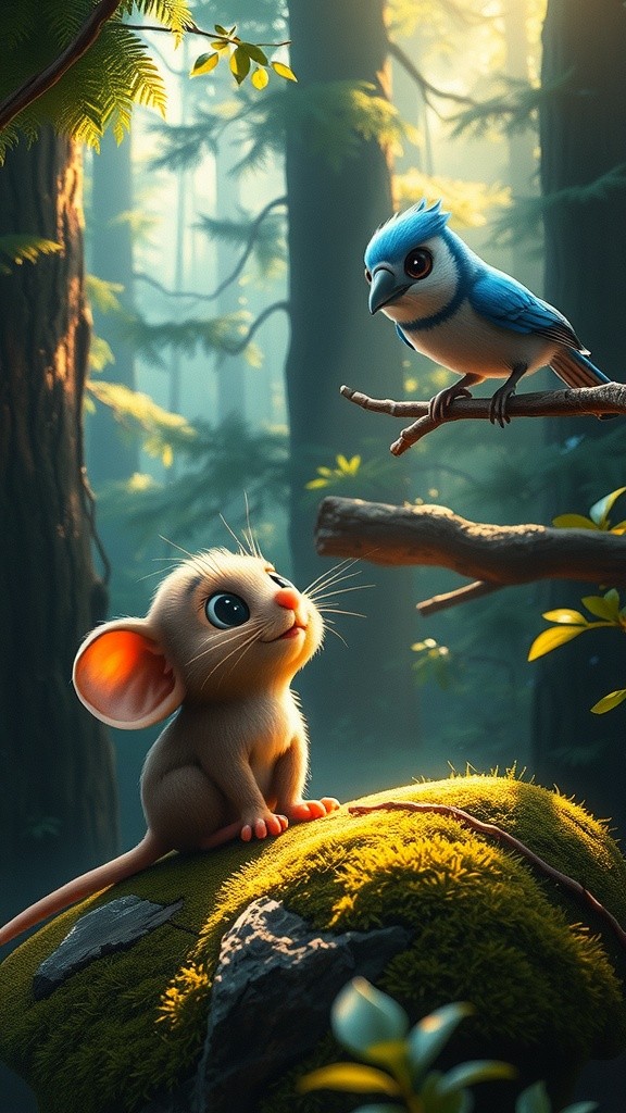 कबूतर और चूहे की दोस्ती