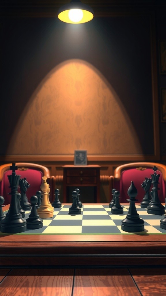 Pertarungan Strategi di Papan Catur