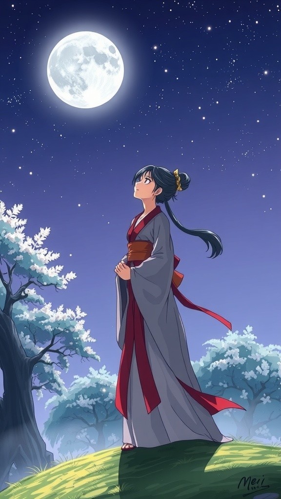 Princess Kaguya's Heartfelt Farewell