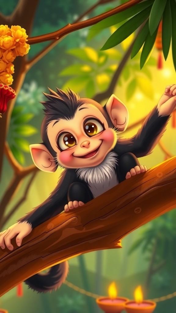 छोटे बंदर की दीवाली