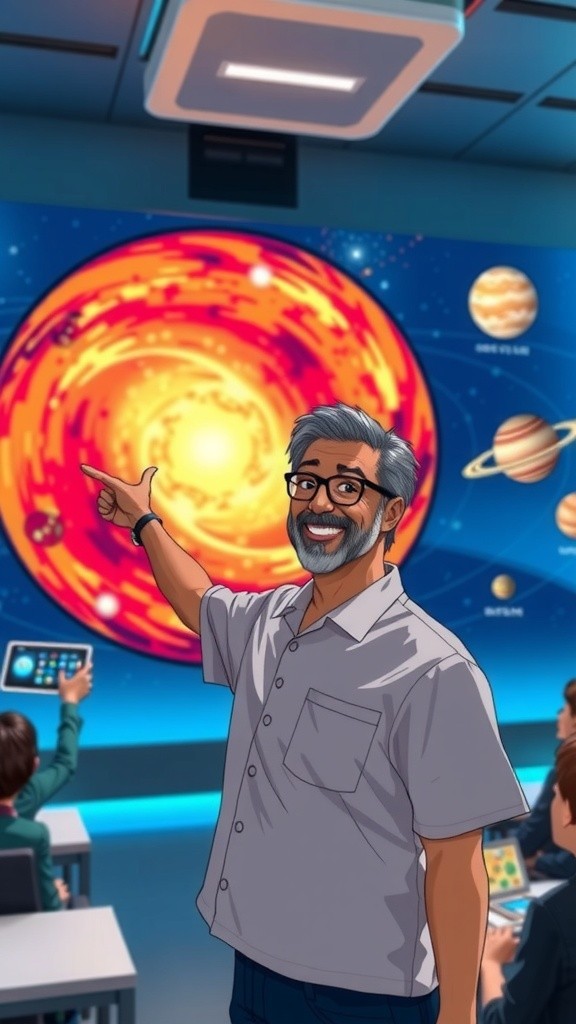 رحلة عبر المجموعة الشمسية بتقنيات الواقع المعزز