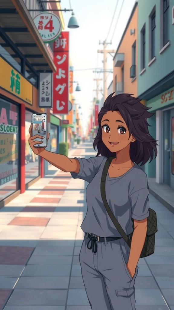 Selfie Shock: Wolf Encounter on the Street!