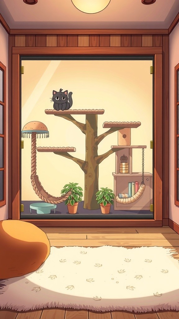 Kucing Kerja di Kandang Cantik