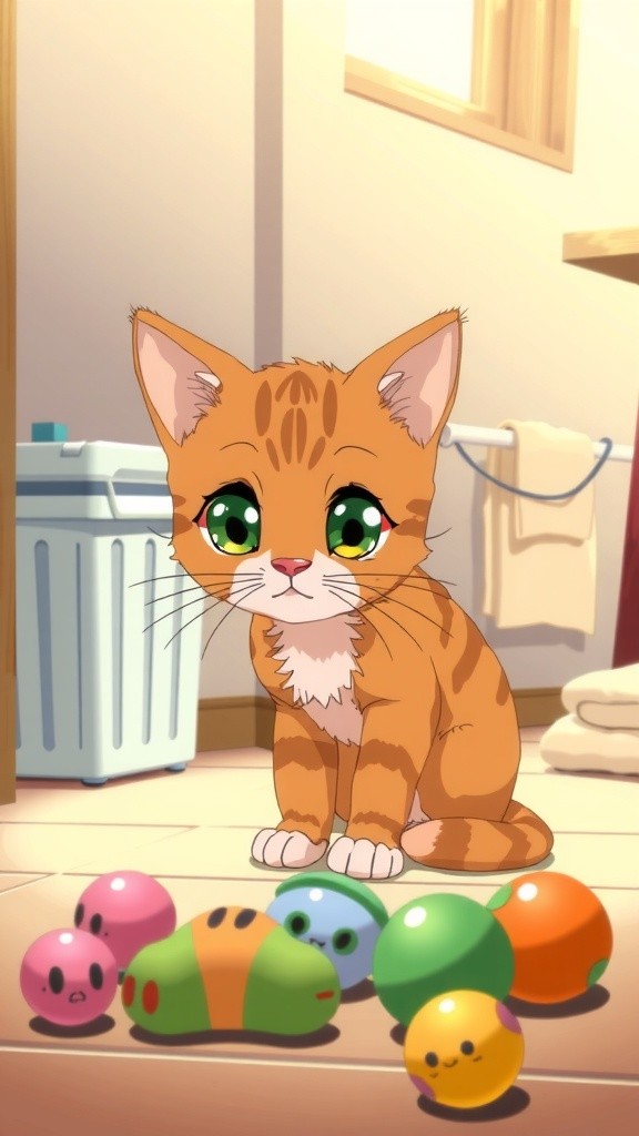 Kucing Jenius yang Pura-Pura Mati untuk Menghindari Mandi!