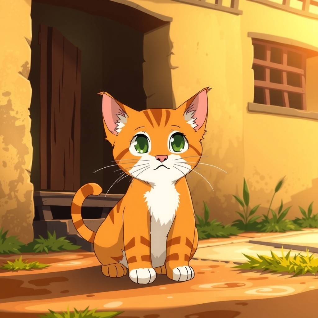 Kedisempatan Tak Terduga: Kucing Hamil dan Wanita Tua