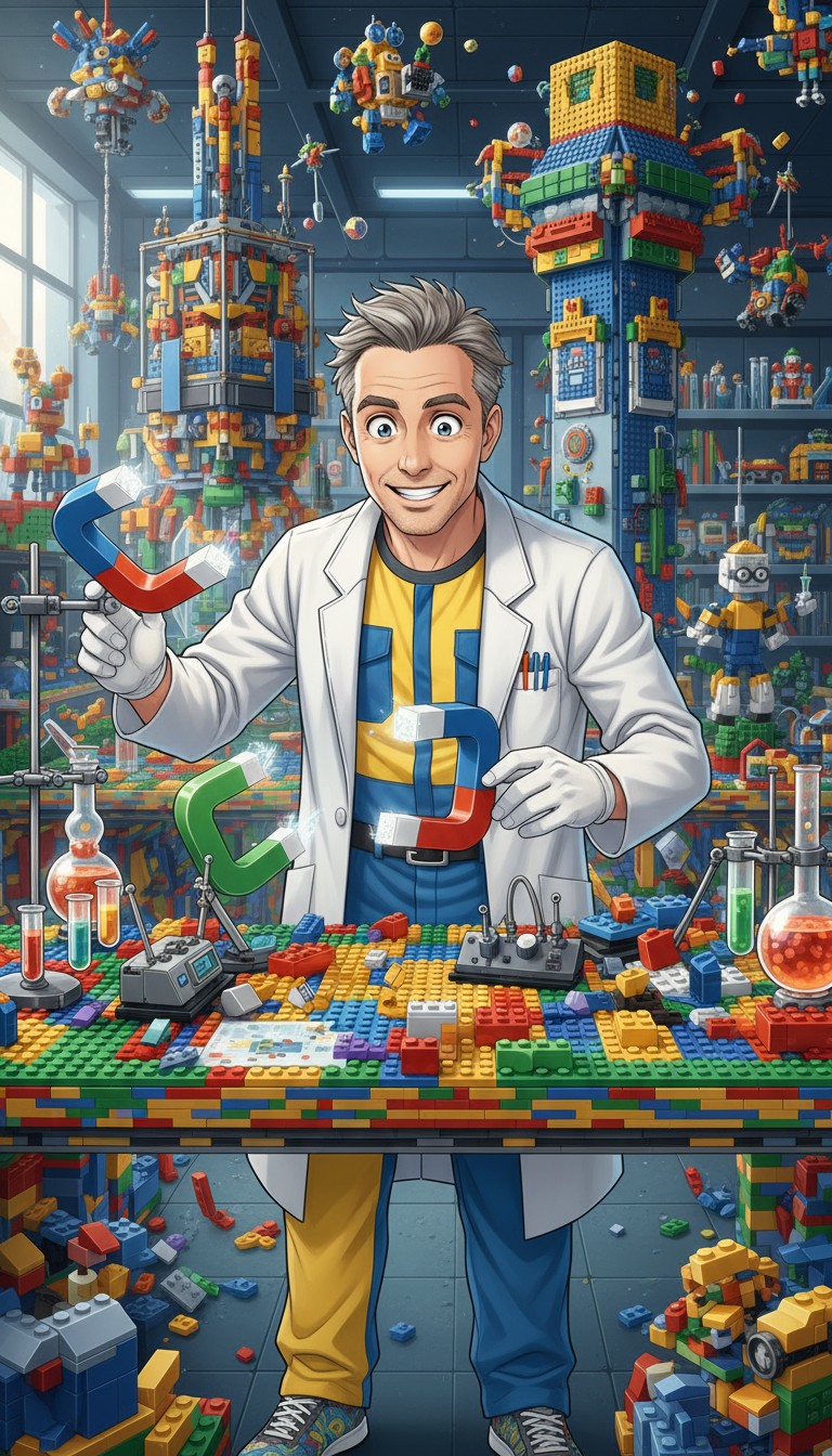 Exploring Magnets with LEGO Engineer Max