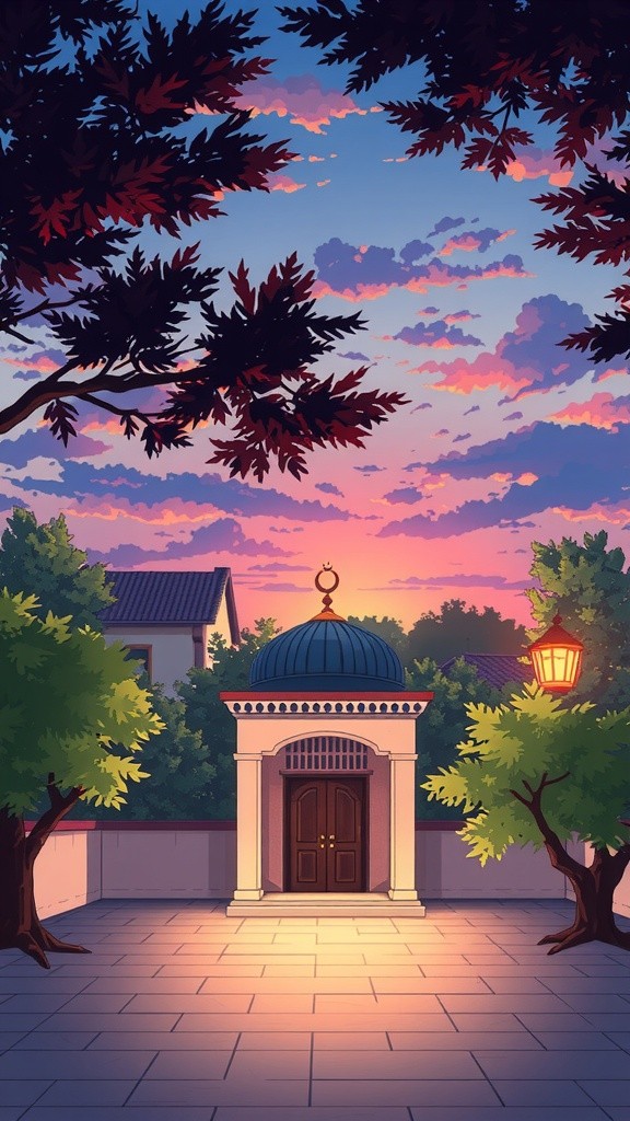 Jejak Kucing di Halaman Masjid