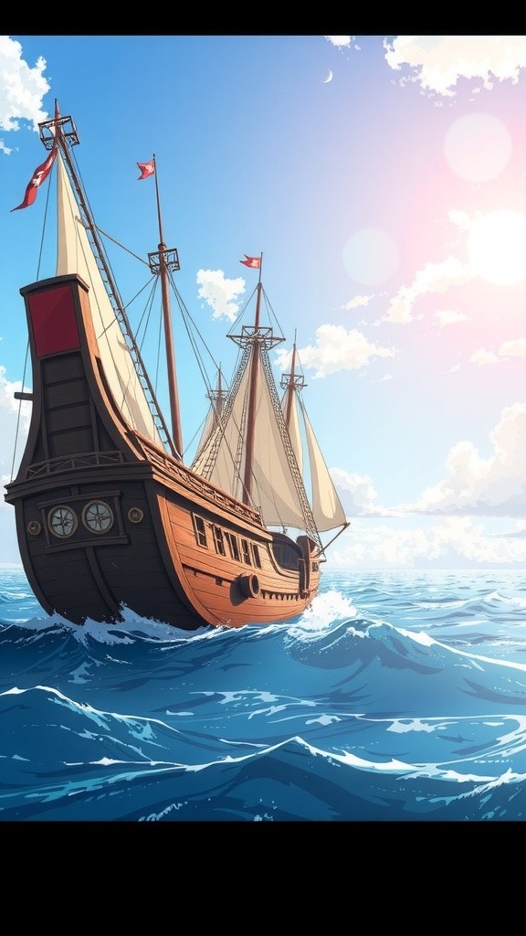 प्राचीन जहाज़ की कहानी: प्यार और तूफान