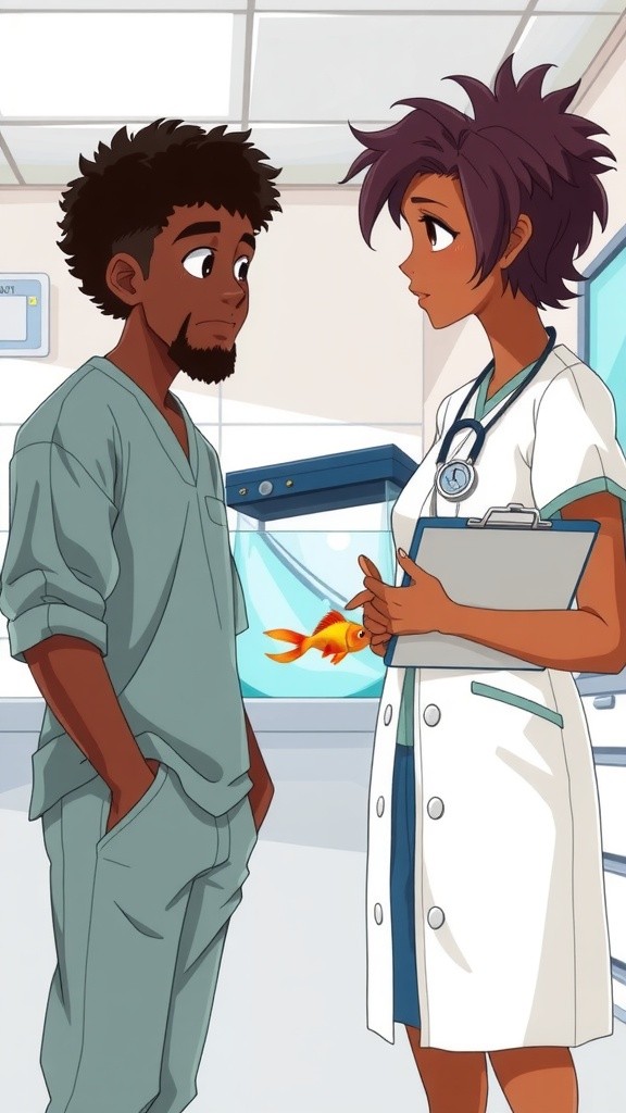 Ikan Koki yang 'Jogging' Kering!