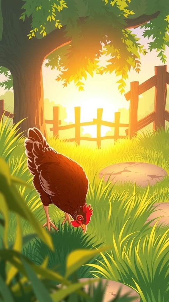 The Hen's Lucky Escape from the Fox