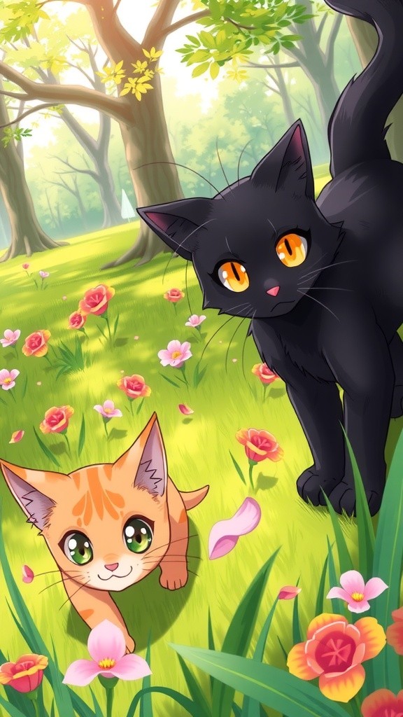 Cats Playing in the Park and Naming the Months!