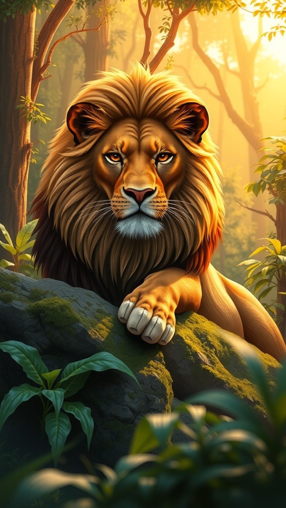 जंगल के दोस्त: शेर और हाथी की कहानी