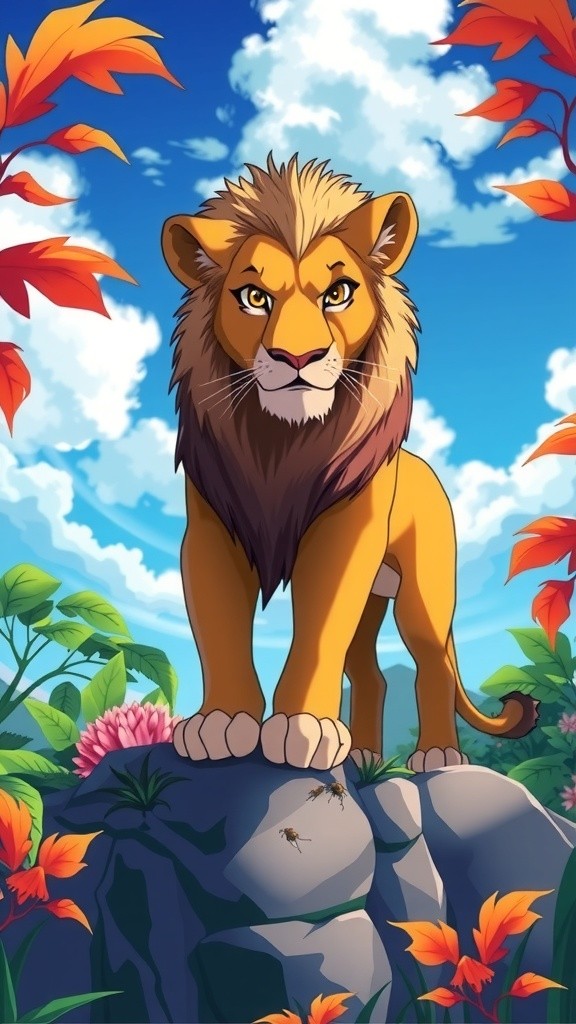 शेर और चालाक बंदर की कहानी