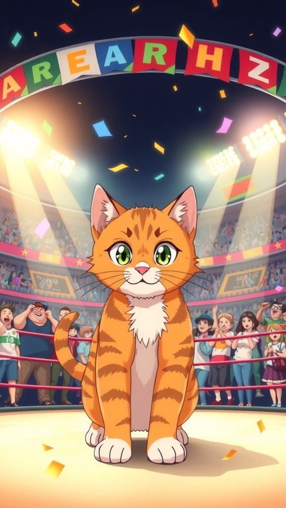 WWF: Epic Battle – Milo the Cat Takes on Chippy the Mouse! 🐱⚔️🐭