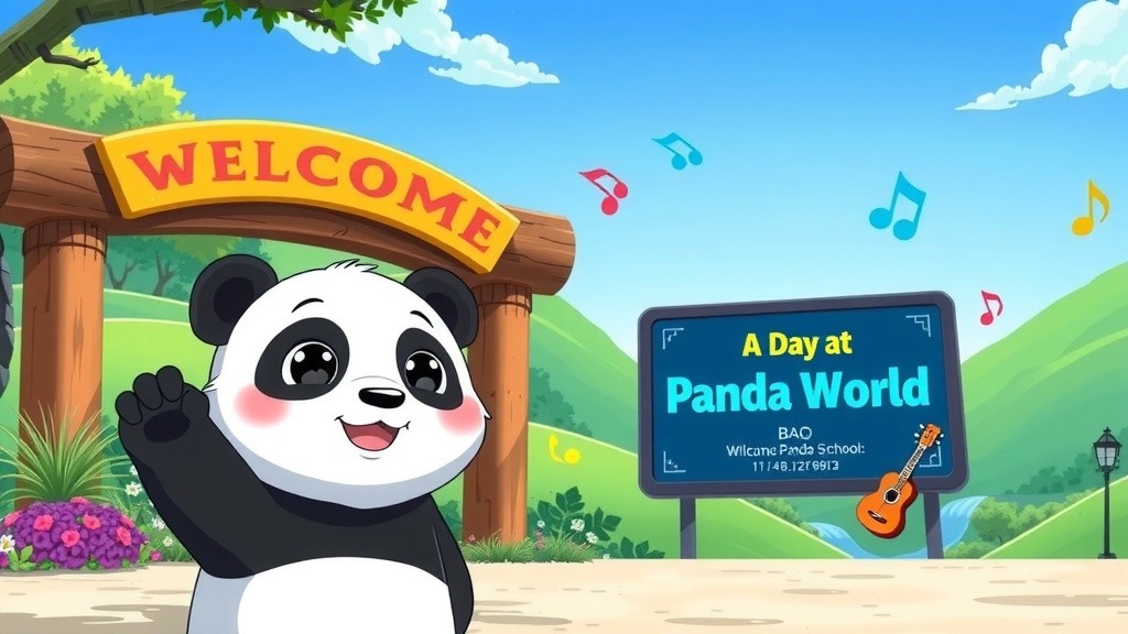 A Day in School with Pandy the Panda!