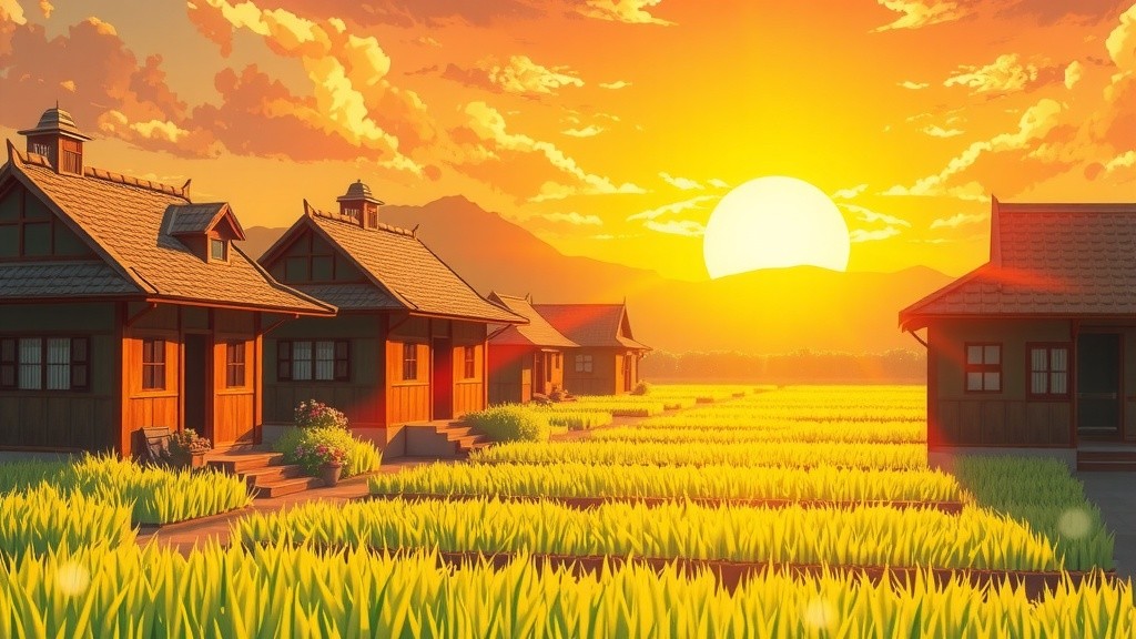 दिन और रात का संगम: गाँवों की कहानी