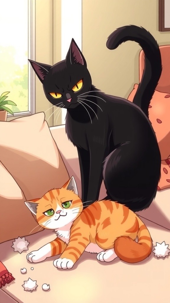 बिल्लियों का ब्रेकअप ड्रामा