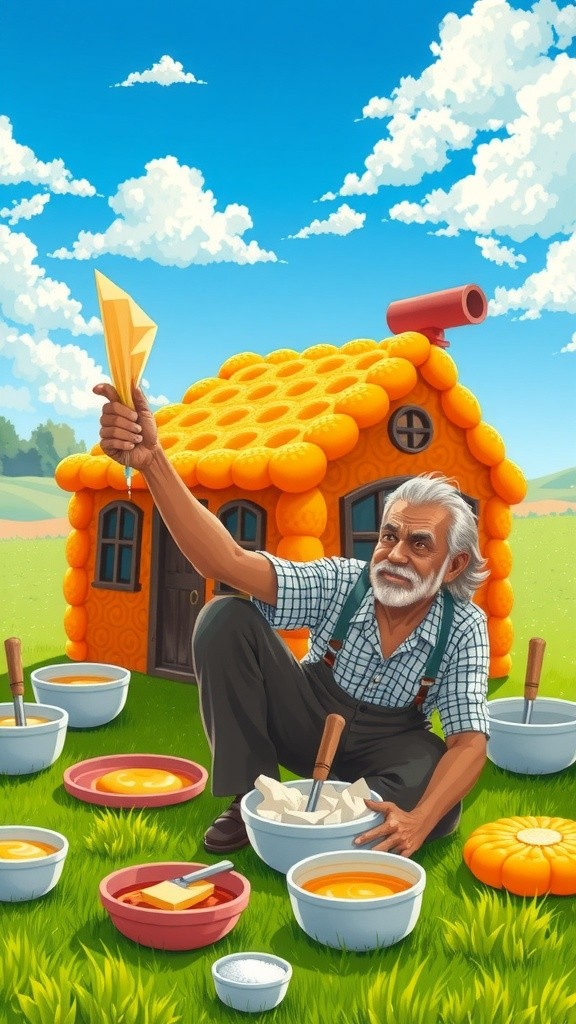 किसान का जलेबी घर और मधुमक्खियों की कहानी